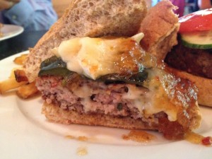 Veal Burger at Glen Lake Cafe