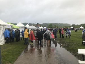 Wet weather didn't keep the crowds away at TC Burger Battle