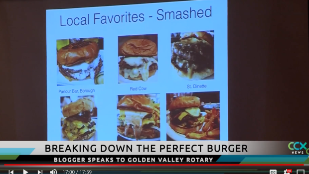 Burger a Week showcased on local news